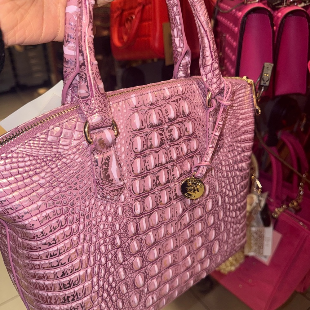 Pink Brahmin Satchel